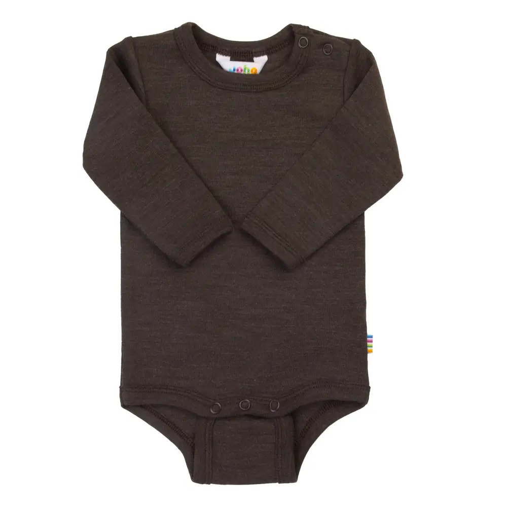 Joha Langærmet Body - Dark Brown - 100