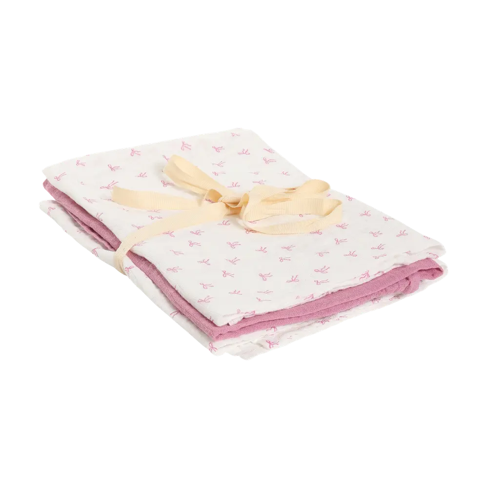 Pippi Stofble 3-pak 65x65 - Mauve Orchid