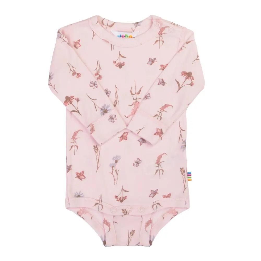 Langærmet Body - Light pink - 50