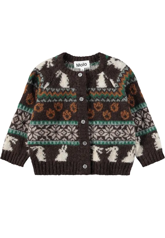 Molo Bobi Cardigan - Mini Fair Isle - 98