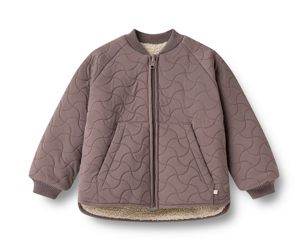 Wheat Lake Vendbar Termojakke - Plum - 104