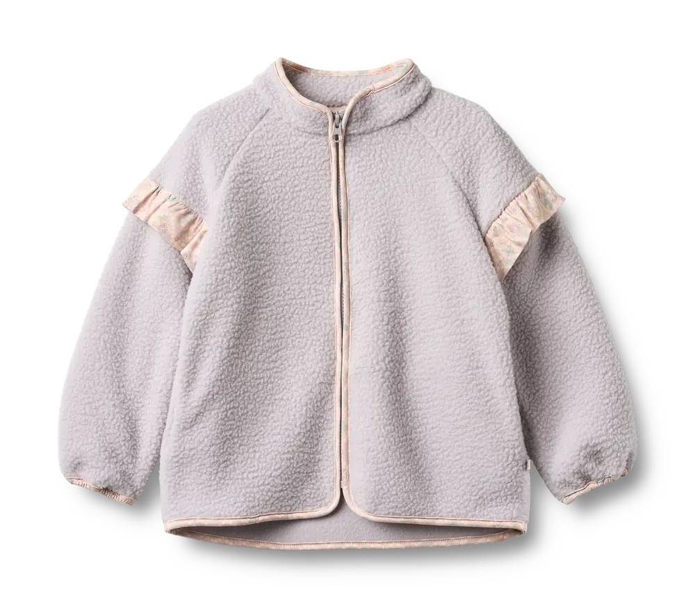 Wheat Ellena Fleece Jakke - Lavender Rain - 92