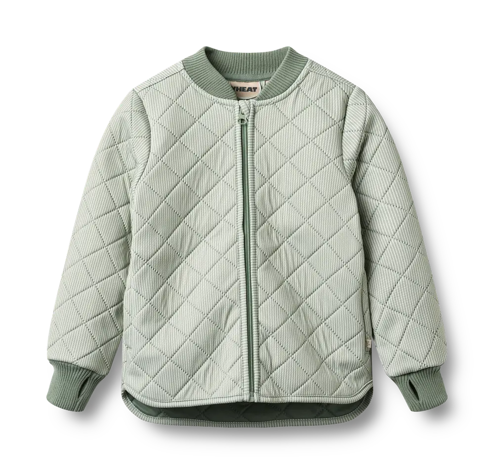 Wheat Loui Termojakke - Green Stripe - 104