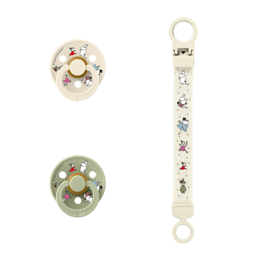 Moomin Gavesæt Latex Str 2 - Ivory/Sage