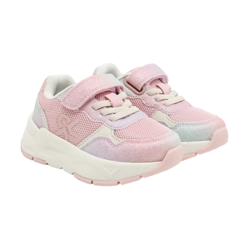 Sneaker m. Velcro - Bridal Rose - 24