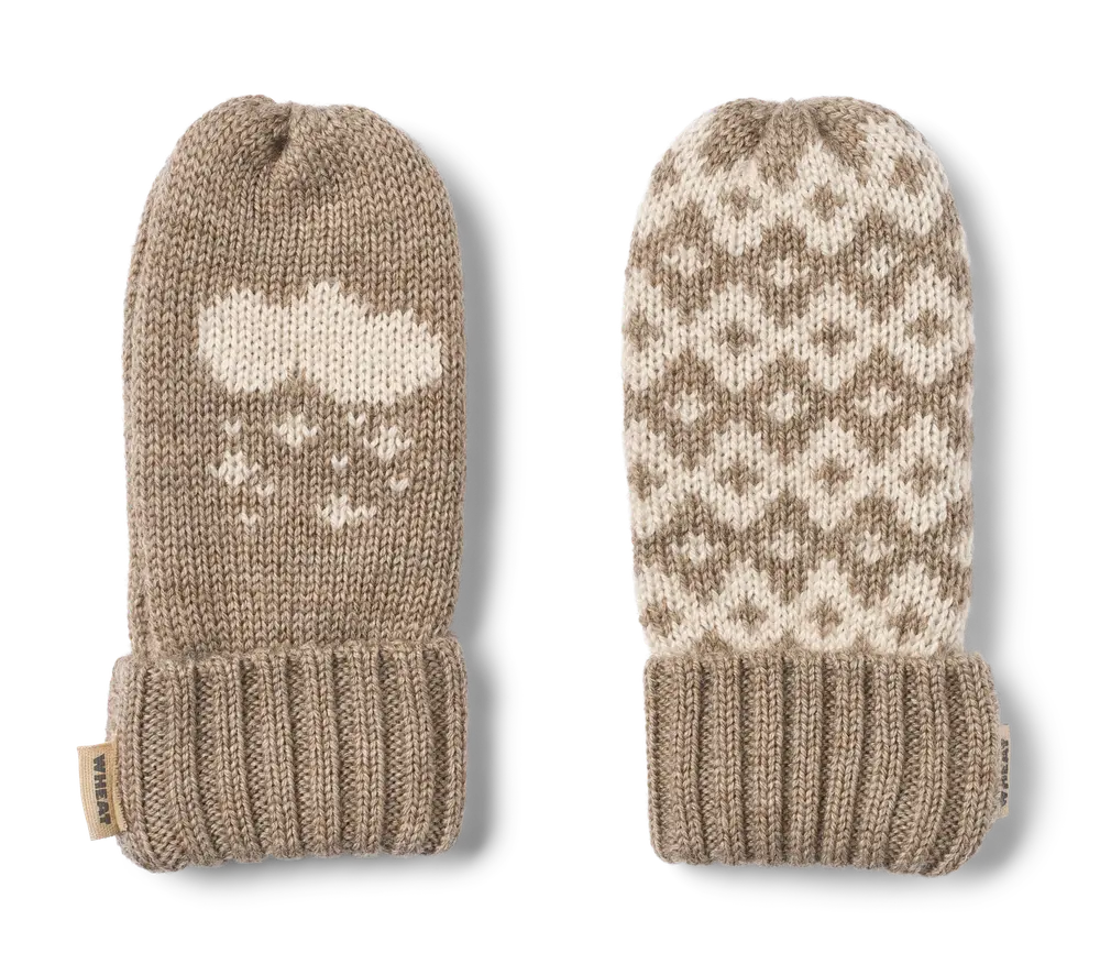 Towsi Jacquard Luffer - Grey camel melange - 12-24 MDR.