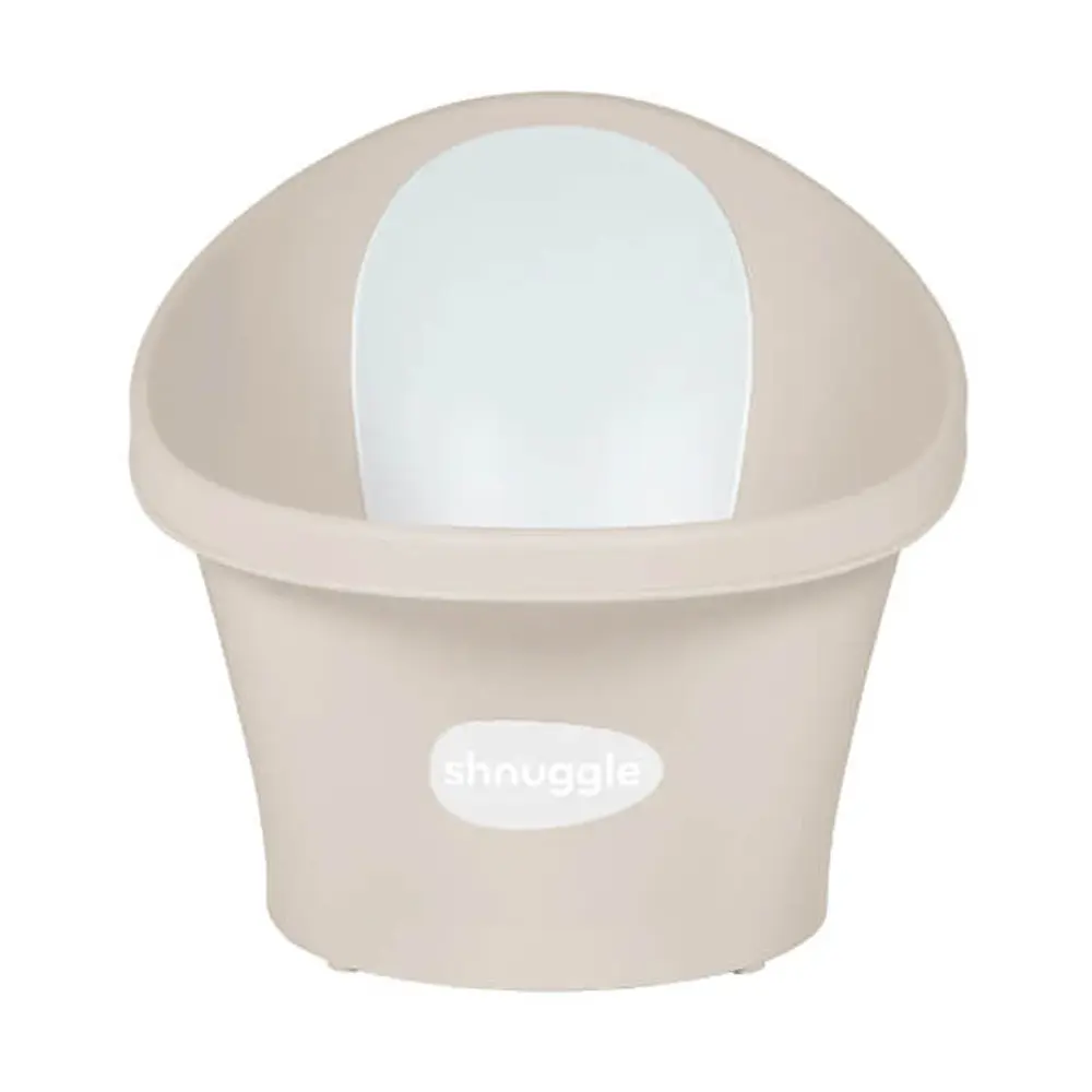 Shnuggle Baby Badekar - Beige/Hvid