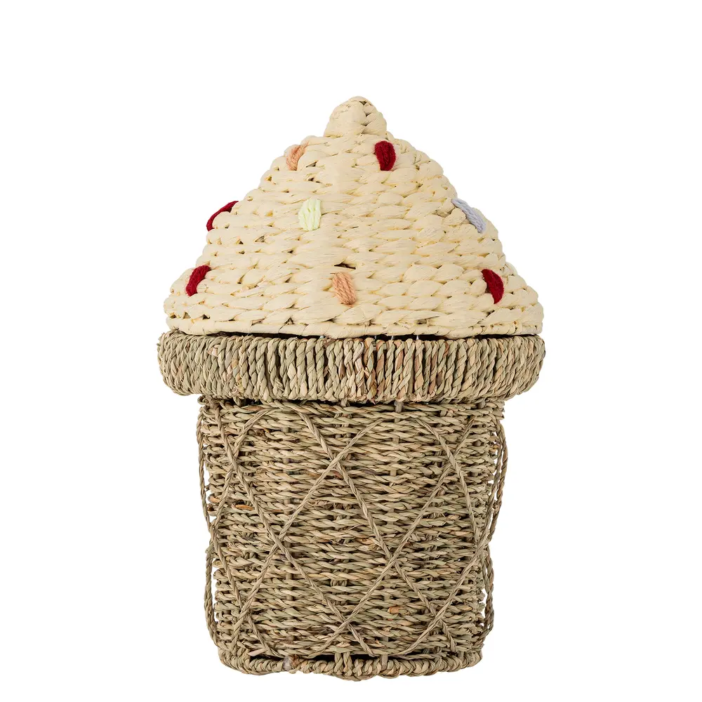 Bloomingville Mini Cillie Kurv Med Låg - Natur