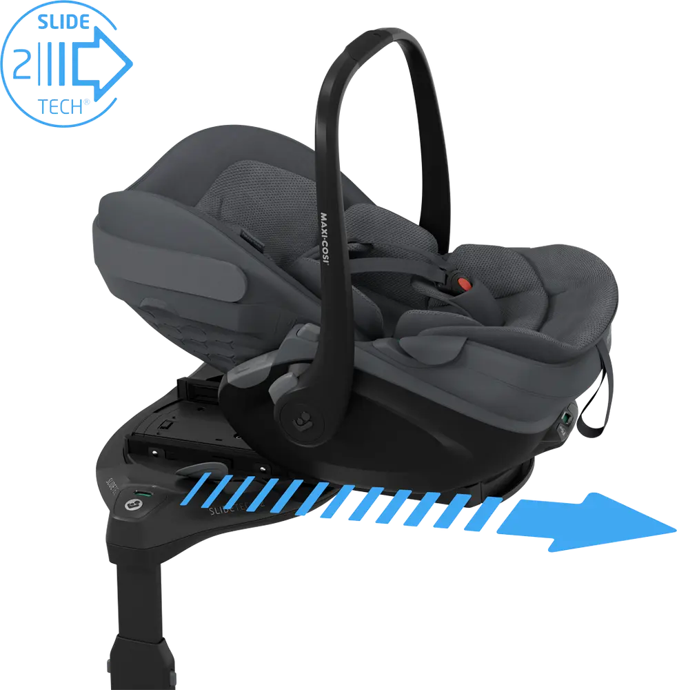 Maxi-Cosi Pebble Slide Pro Autostol - Moon Graphite