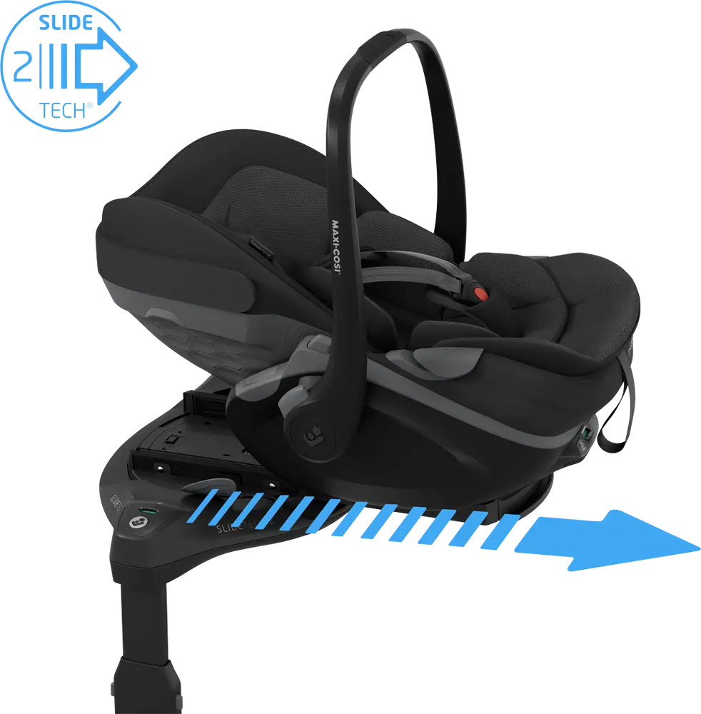Maxi-Cosi Pebble Slide Pro Autostol - Onyx Black