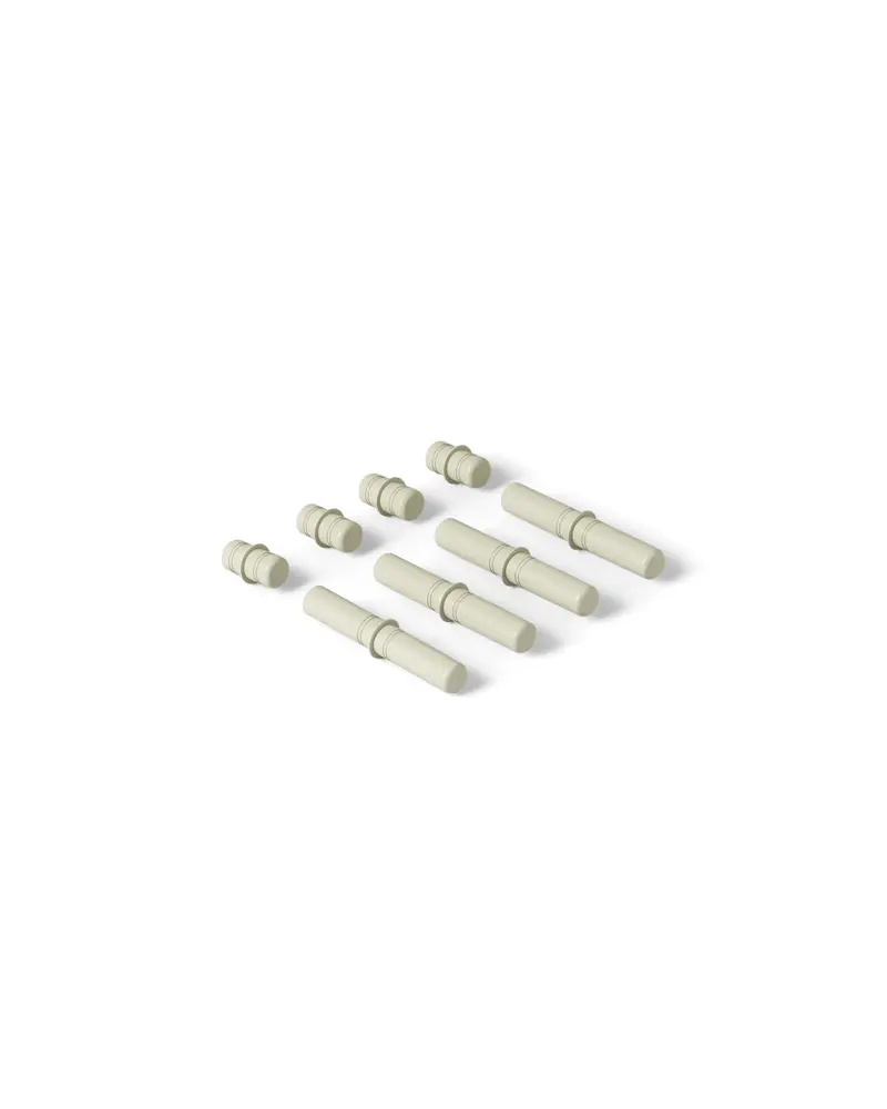 8 x Connector pegs Dusty Green