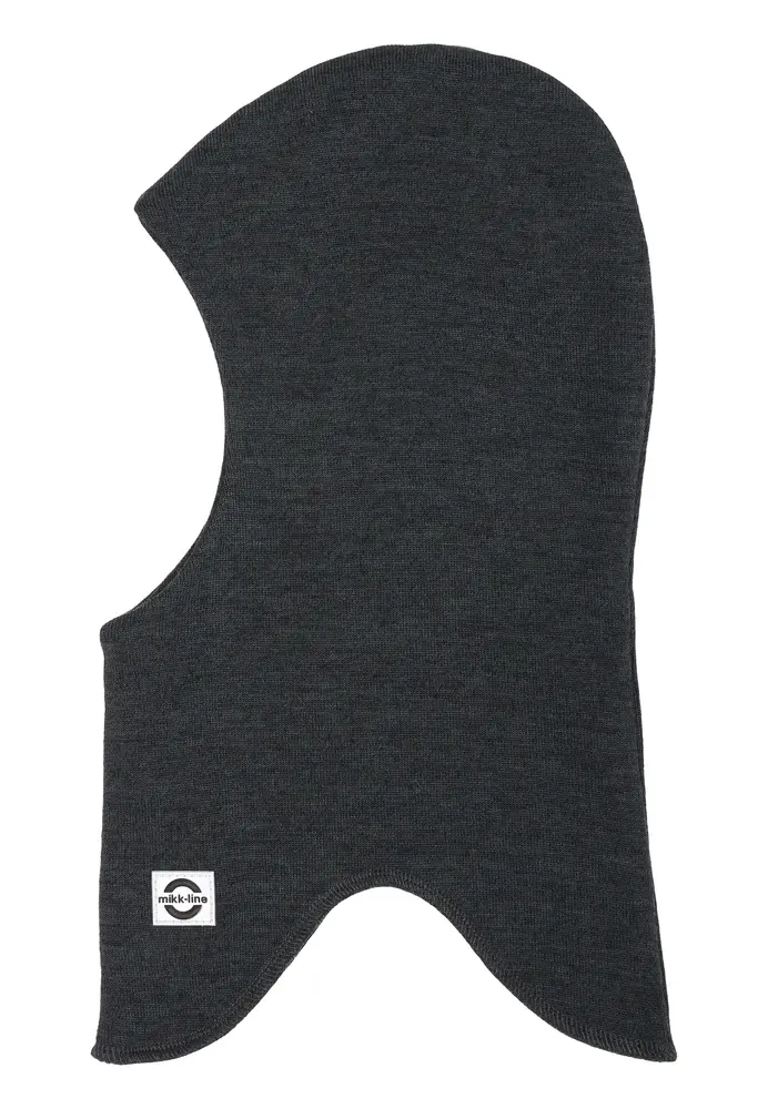 Mikk-Line Uld Elefanthue - Dark Grey Melange - 98/104