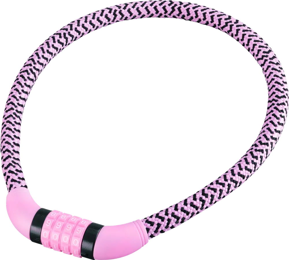 Cykellås 70 cm rosa