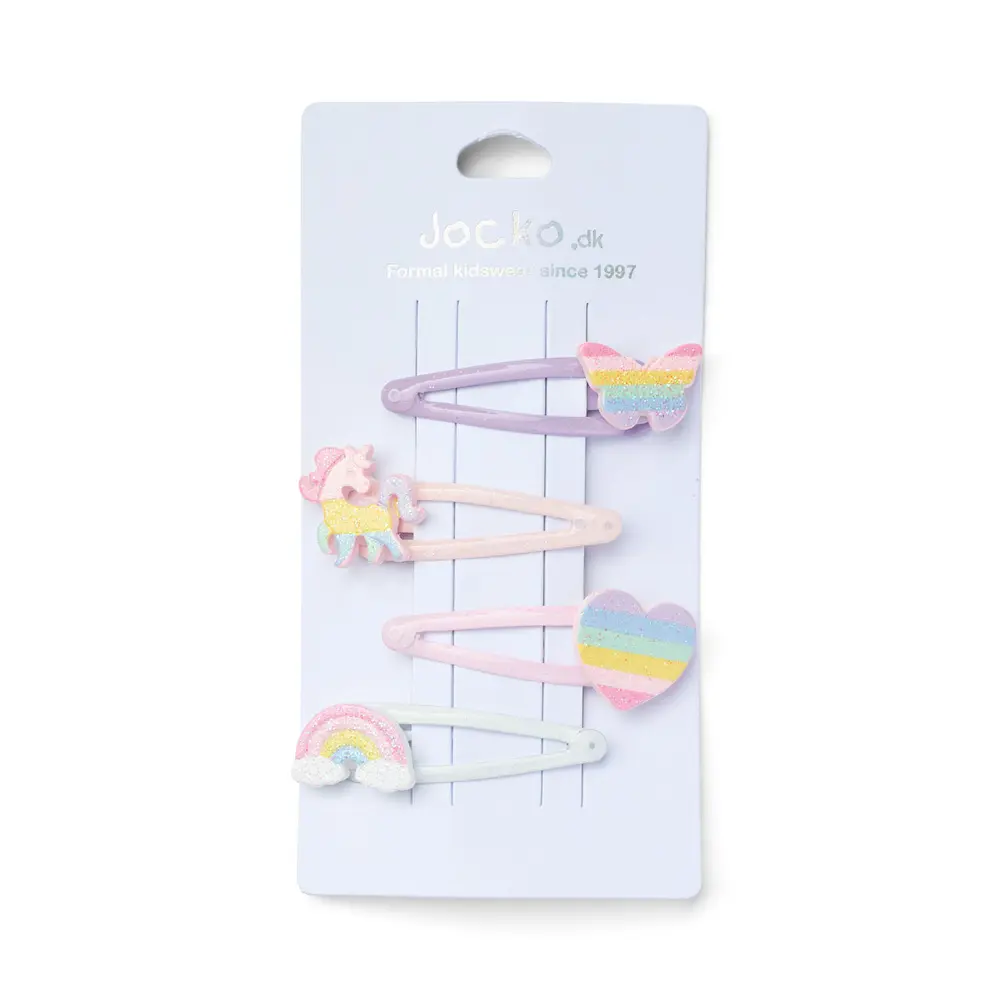 Hårspænder - Rainbow - ONE SIZE