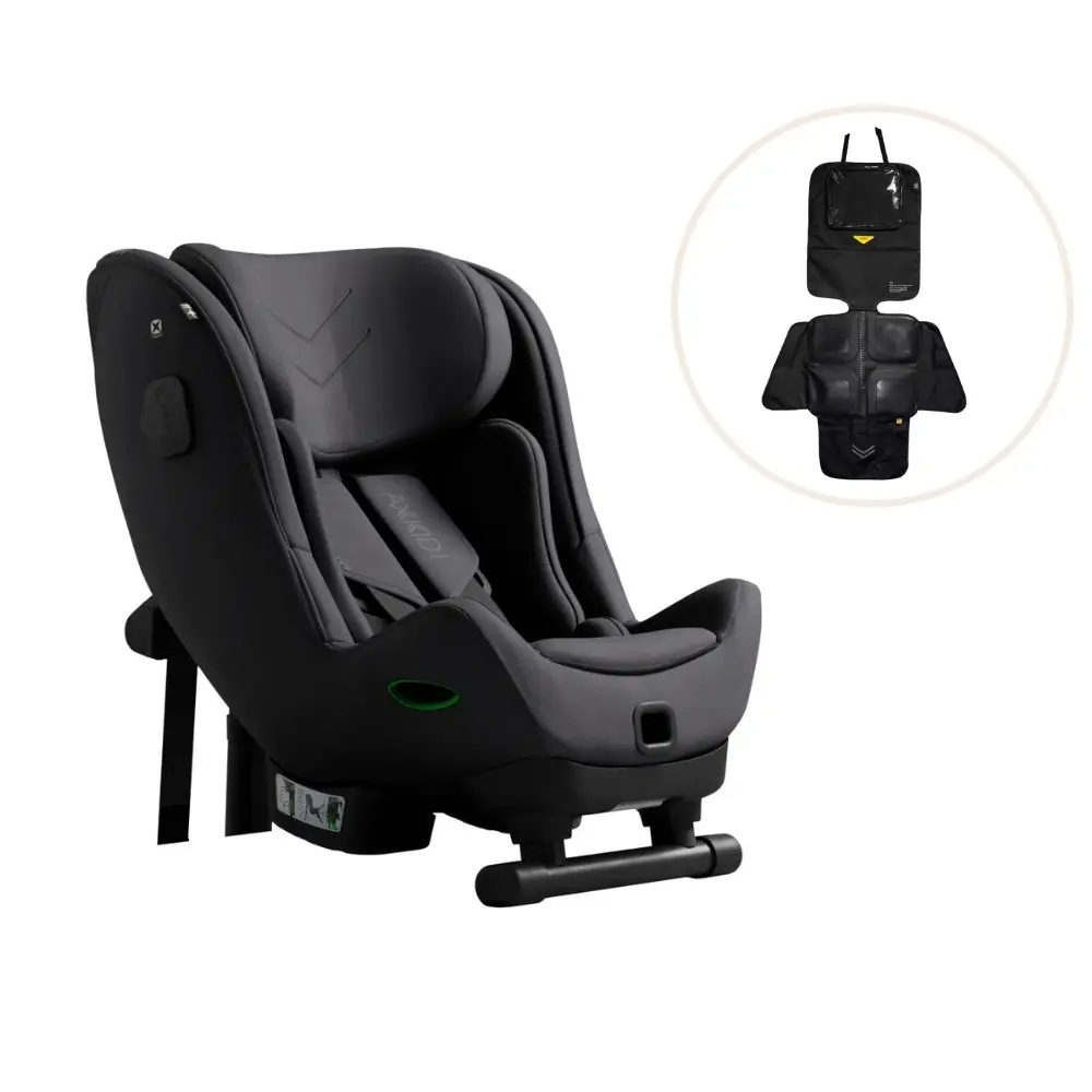 Axkid Minikid 4 Max Autostol Inkl. Sædebeskytter - Arctic Mist Grey