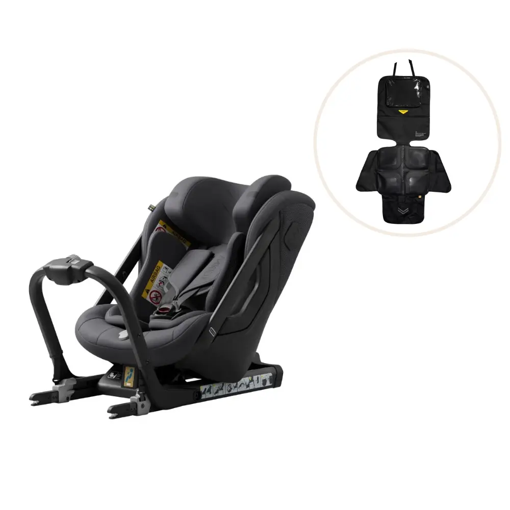 Axkid ONE 3 Autostol inkl. Sædebeskytter - Arctic Mist Grey