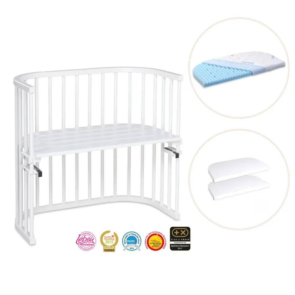 Babybay Side By Side Seng Original Med Madras Og Lagen