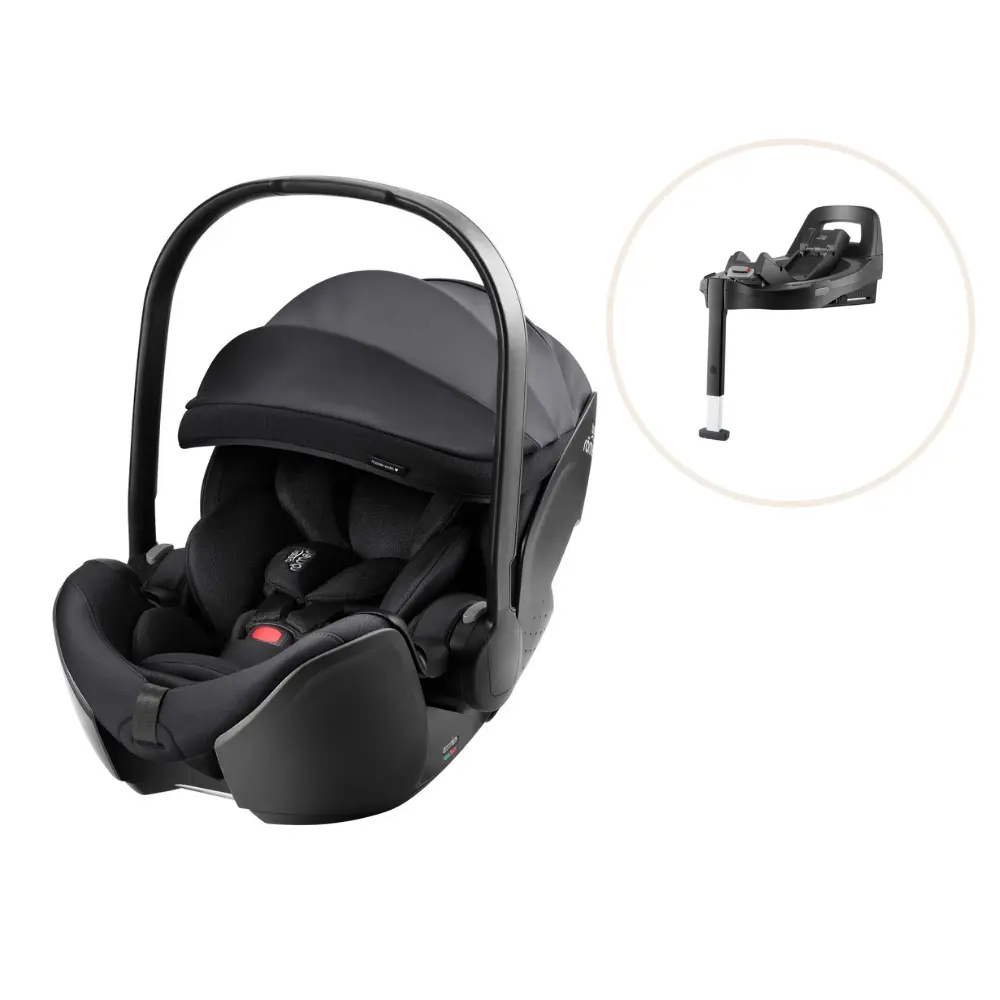Britax Römer Baby-Safe Pro Style Autostol Med Vario 5Z Base - Carbon Black