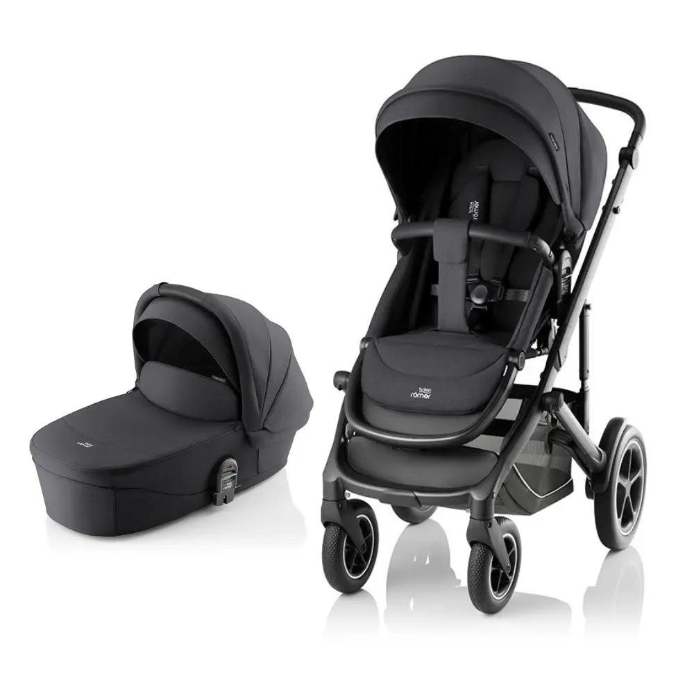 Britax Römer Smile 5Z Kombivogn Style - Carbon Black