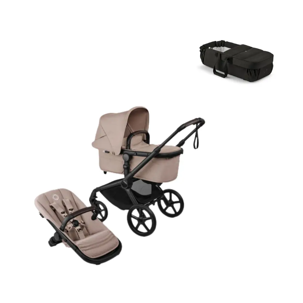 Bugaboo Fox 5 Renew Kombivogn med babynest - Black