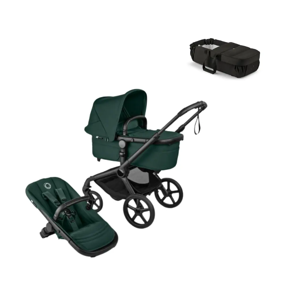 Bugaboo Fox 5 Renew Kombivogn med babynest - Black
