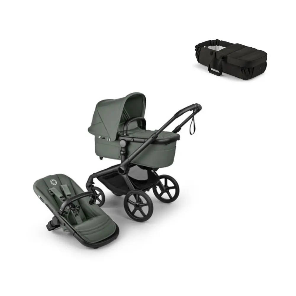 Bugaboo Fox 5 Renew Kombivogn med babynest - Black