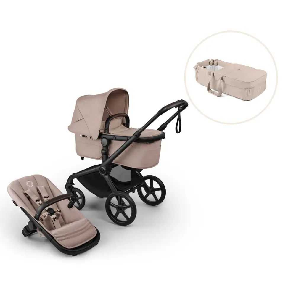 Bugaboo Fox 5 Renew Kombivogn med babynest - Taupe