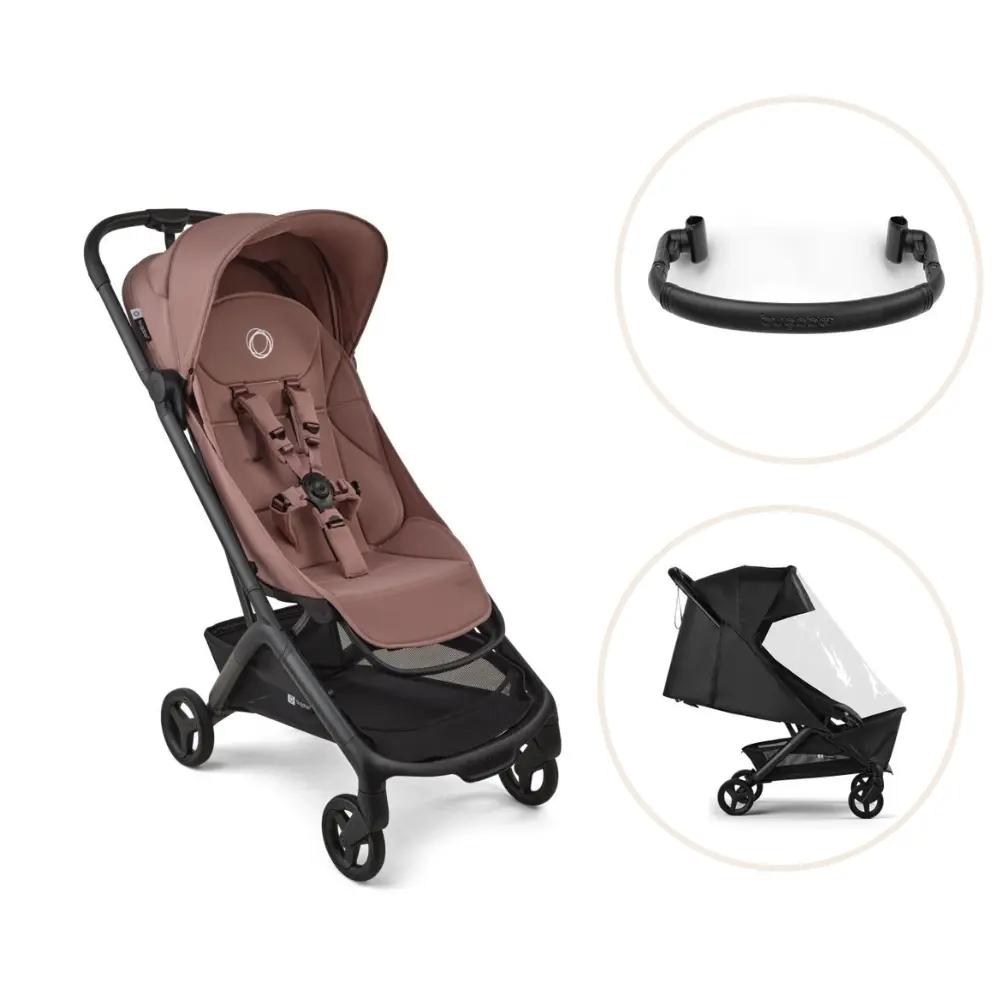 Bugaboo Butterfly 2 Klapvogn inkl. bøjle og regnslag - Dusty Pink