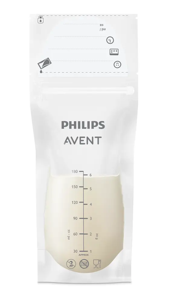 Poser til opbevaring af brystmælk 180 ml