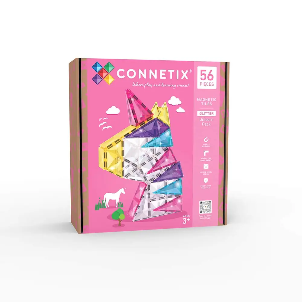 Glitter Unicorn Pack - magnetsæt - 56 dele