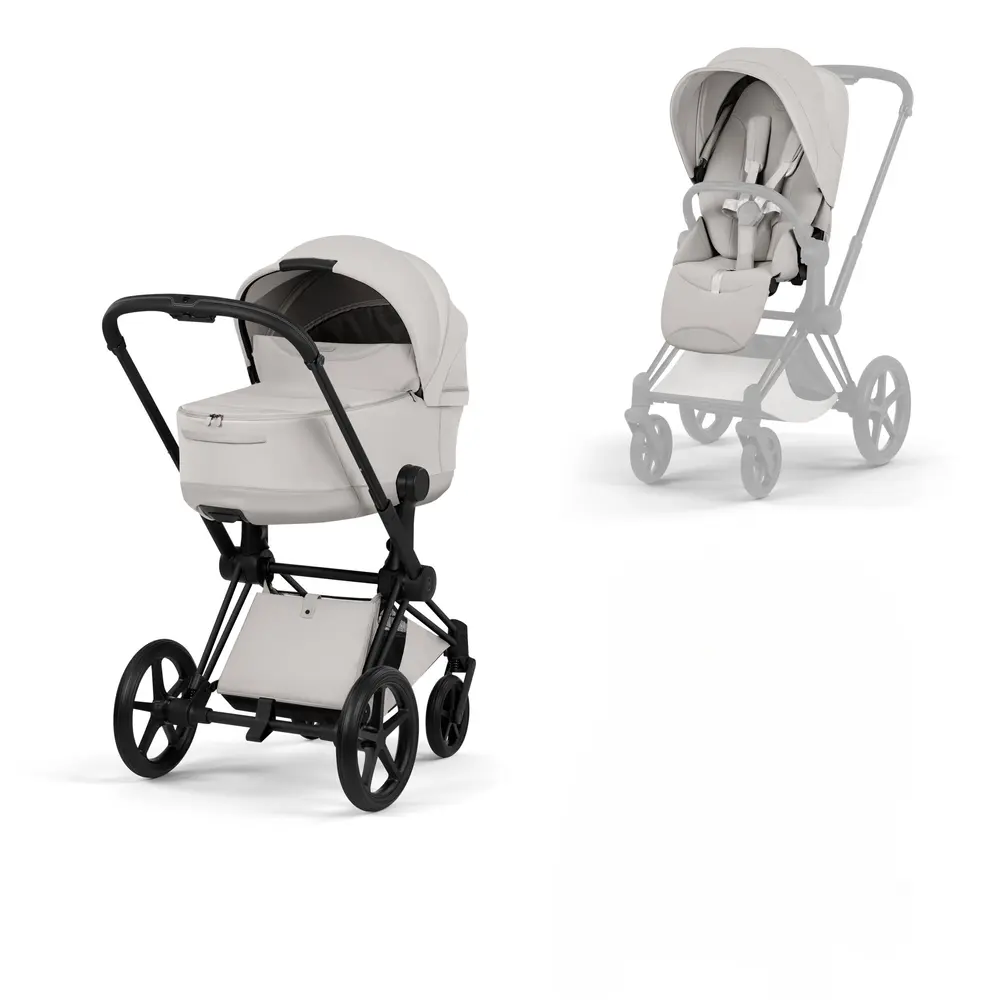Cybex Priam Kombivogn - Style - City Grey/Matt Black