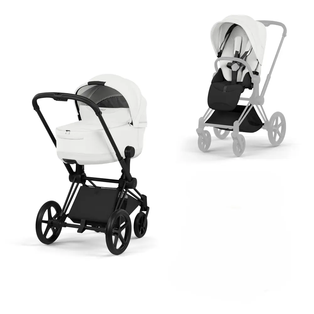 Cybex Priam Kombivogn - Style - Off White/Matt Black