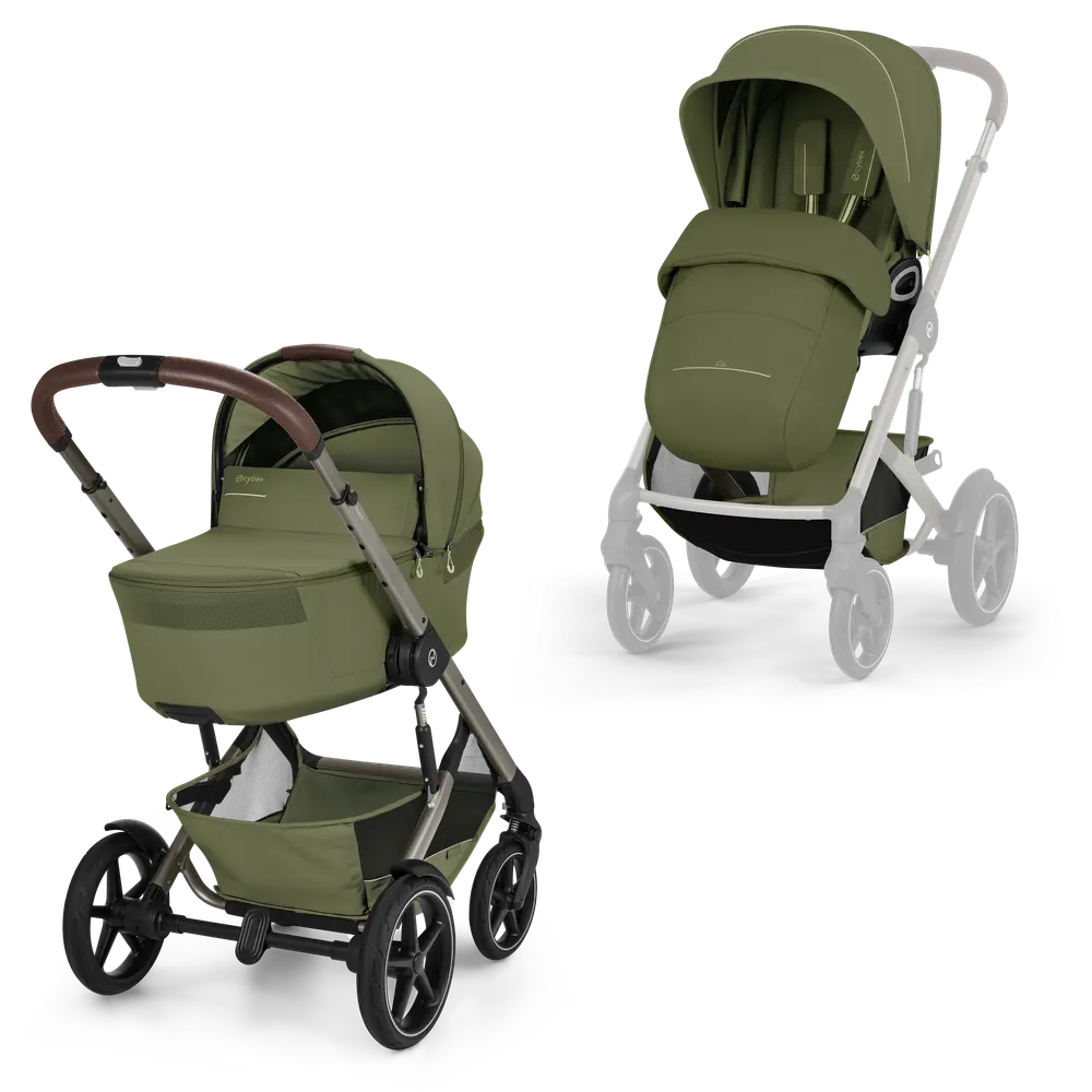 Cybex Talos S Lux Inkl. Foldbar Liggedel - Moss Green