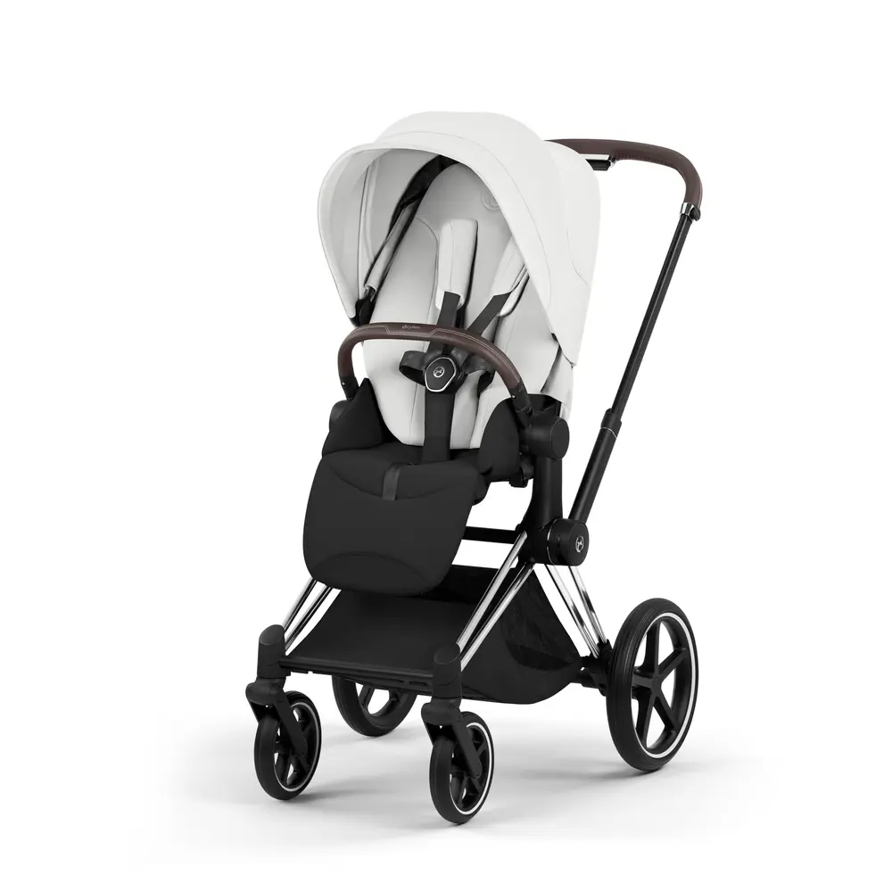Cybex Priam Klapvogn - Style - Off White/Chrome Brown
