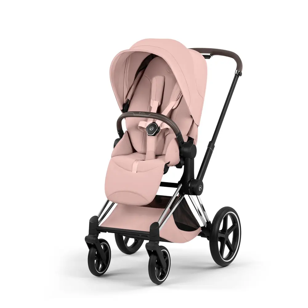 Cybex Priam Klapvogn - Style - Peach Pink/Chrome Brown