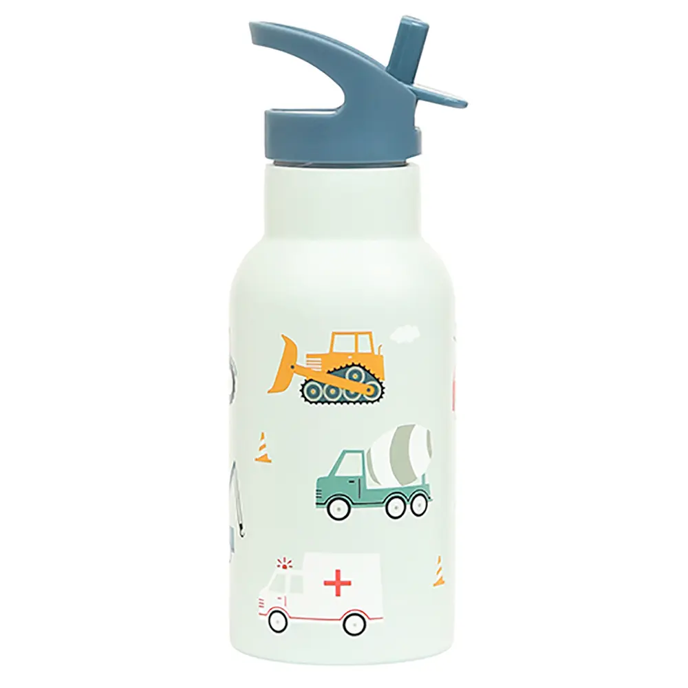 A Little Lovely Company Stainless Steel Drink Bottle - Vehicles
