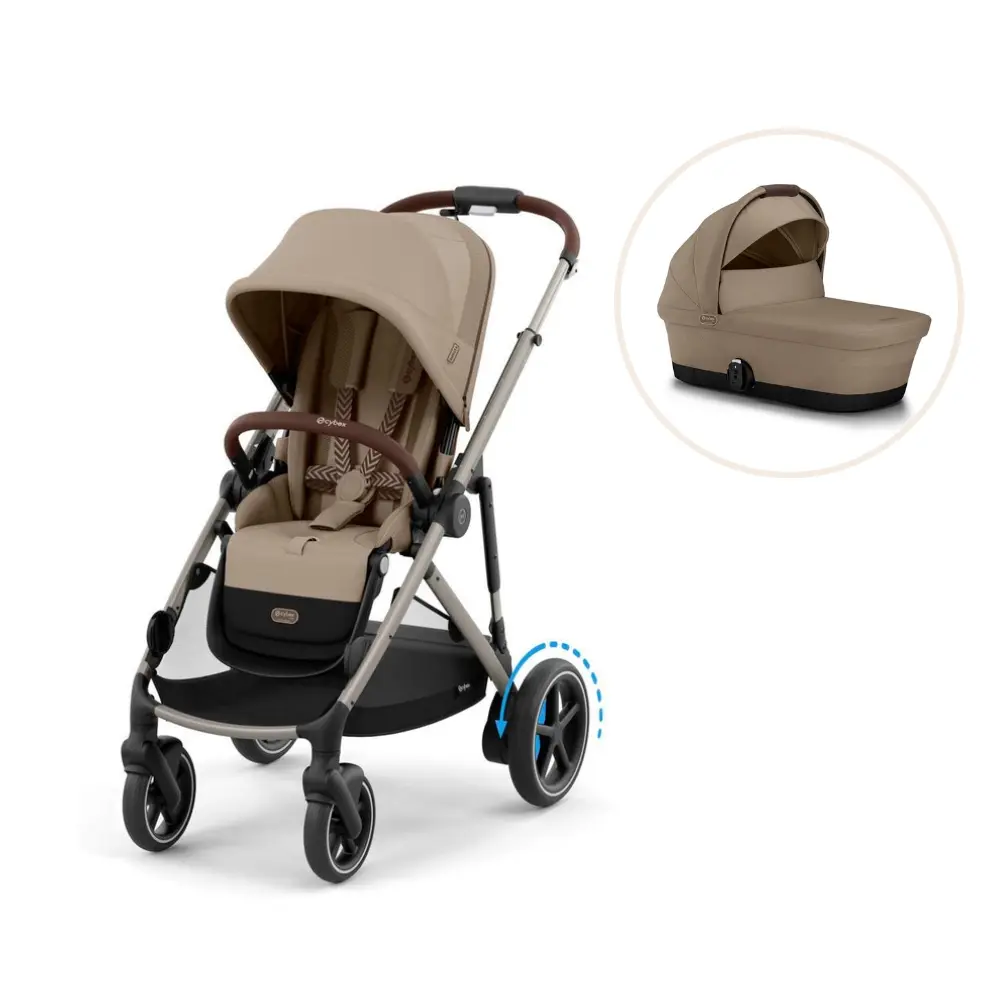 E-Gazelle S inkl. liggedel - Almond Beige