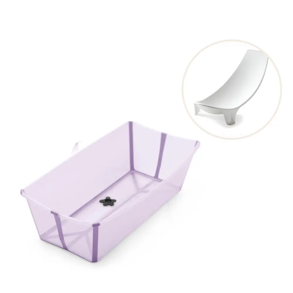 Stokke Flexi Bath XL Inkl. Newborn Support - Lavender