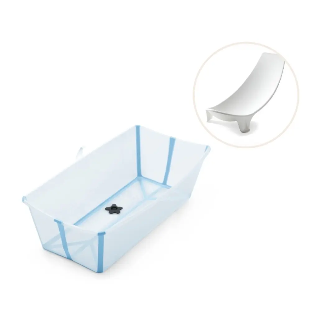 Stokke Flexi Bath XL Inkl. Newborn Support - Ocean blue