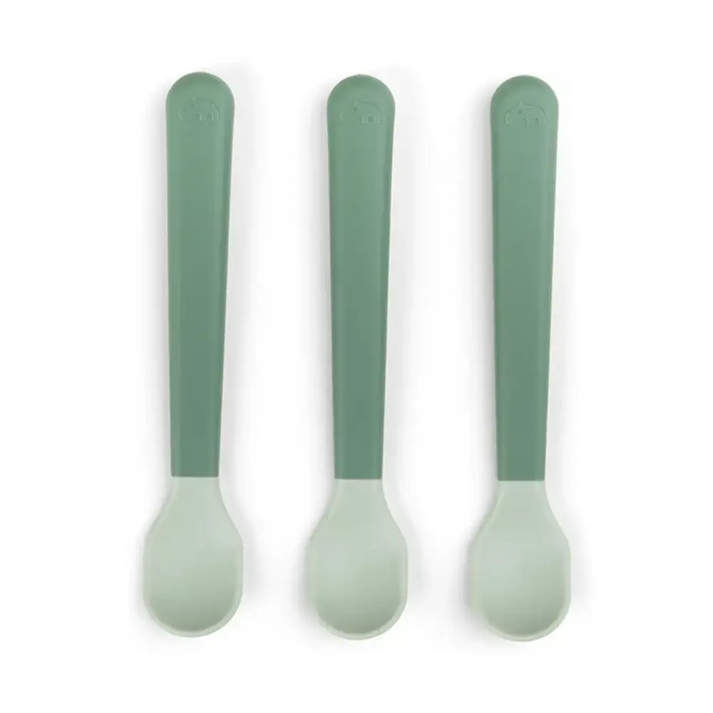 Done By Deer Foodie Easy-Grip Babyske 3-pak - Grøn
