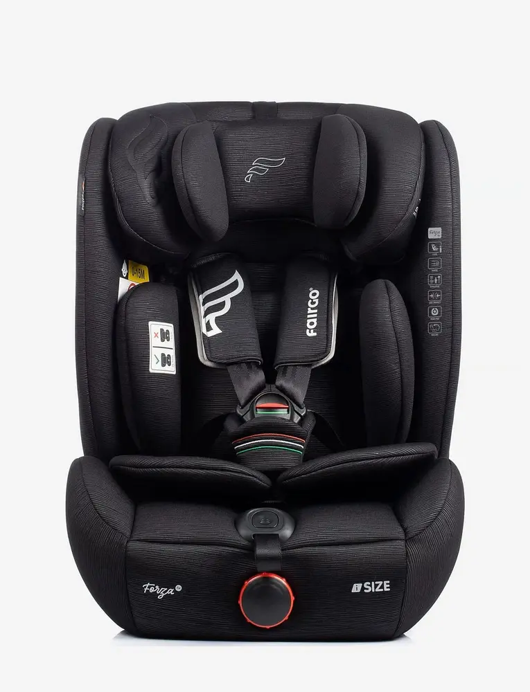 Fairgo Forza i-size Autostol - Black Sand