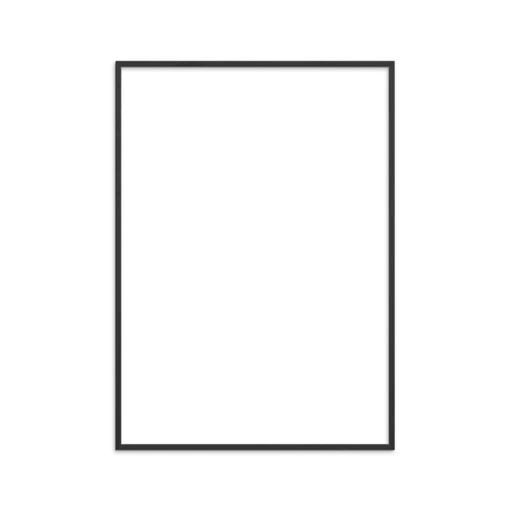 Ramme Sort Træ - 50x70