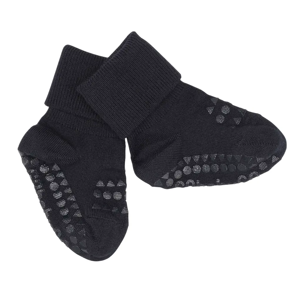 Skridsikre Strømper - Bamboo - Dark blue - 27/30