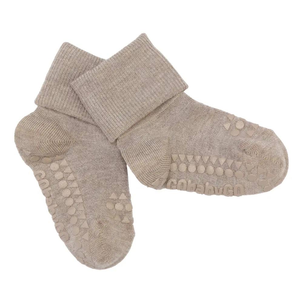 Skridsikre Strømper - Bamboo - Sand - 27/30