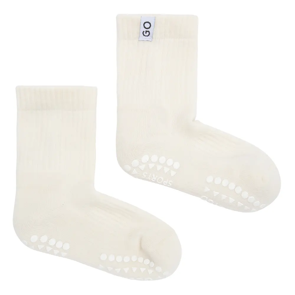 Skridsikre Sport Strømper - Off White - 23/26