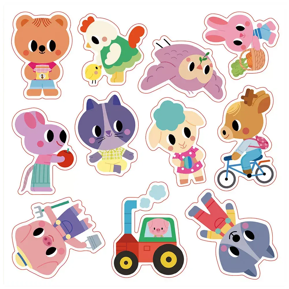 Repositionable Thick Stickers