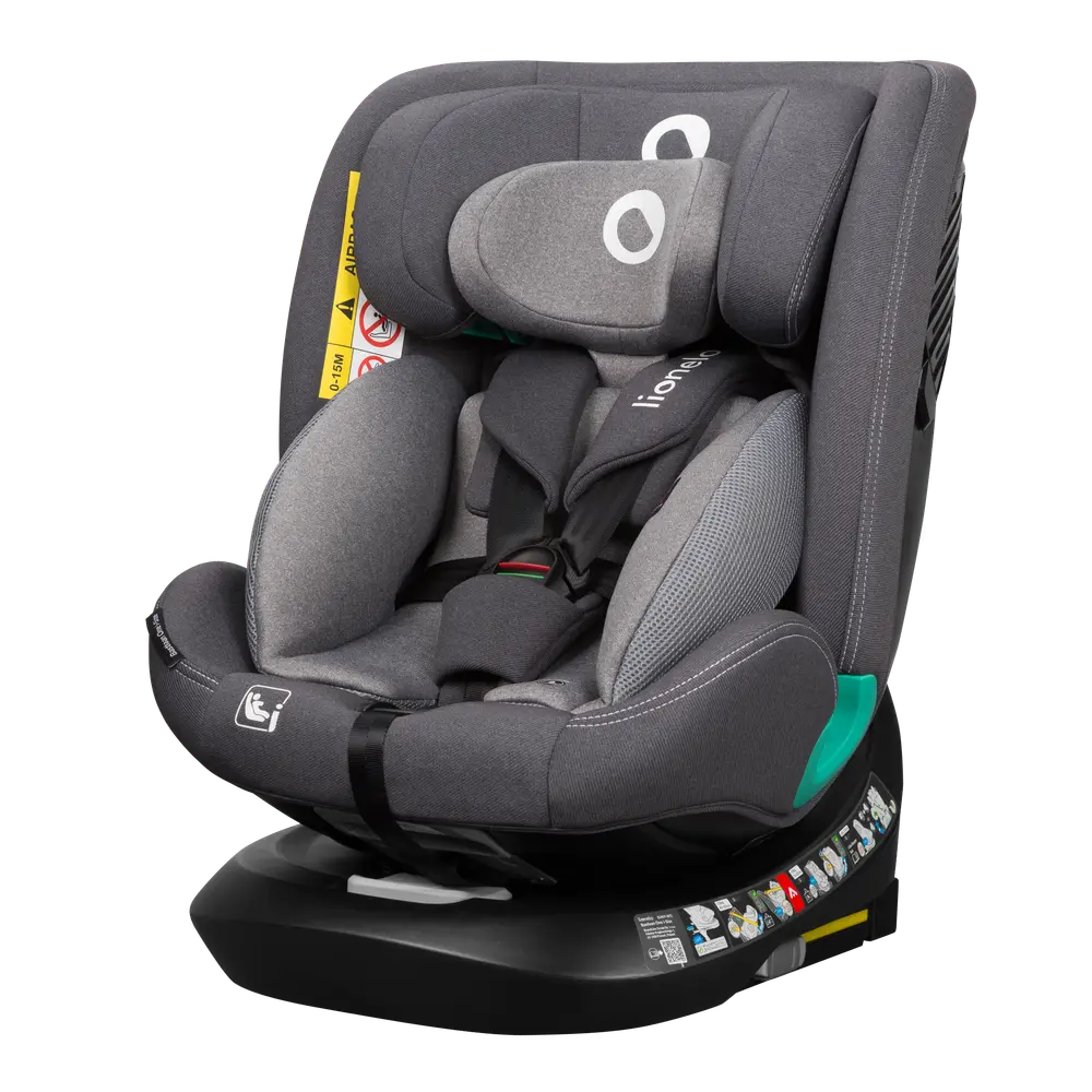 Lionelo Bastiaan One i-Size Autostol - Grey Stone