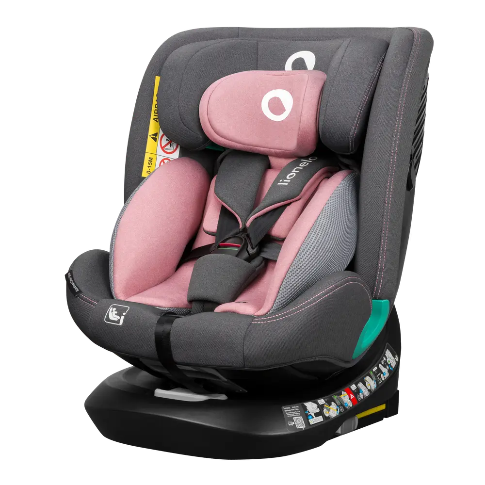 Lionelo Bastiaan One i-Size Autostol - Pink Rose