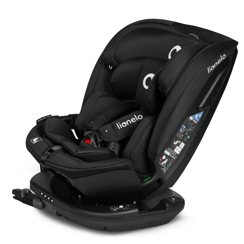Lionelo Bastiaan Rwf i-Size Autostol - Black Carbon