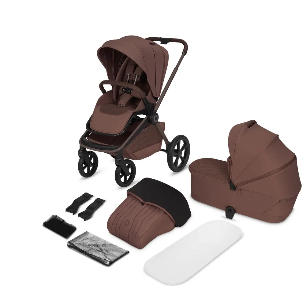 Lionelo Freya 2in1 Kombivogn - Brown Chocolate